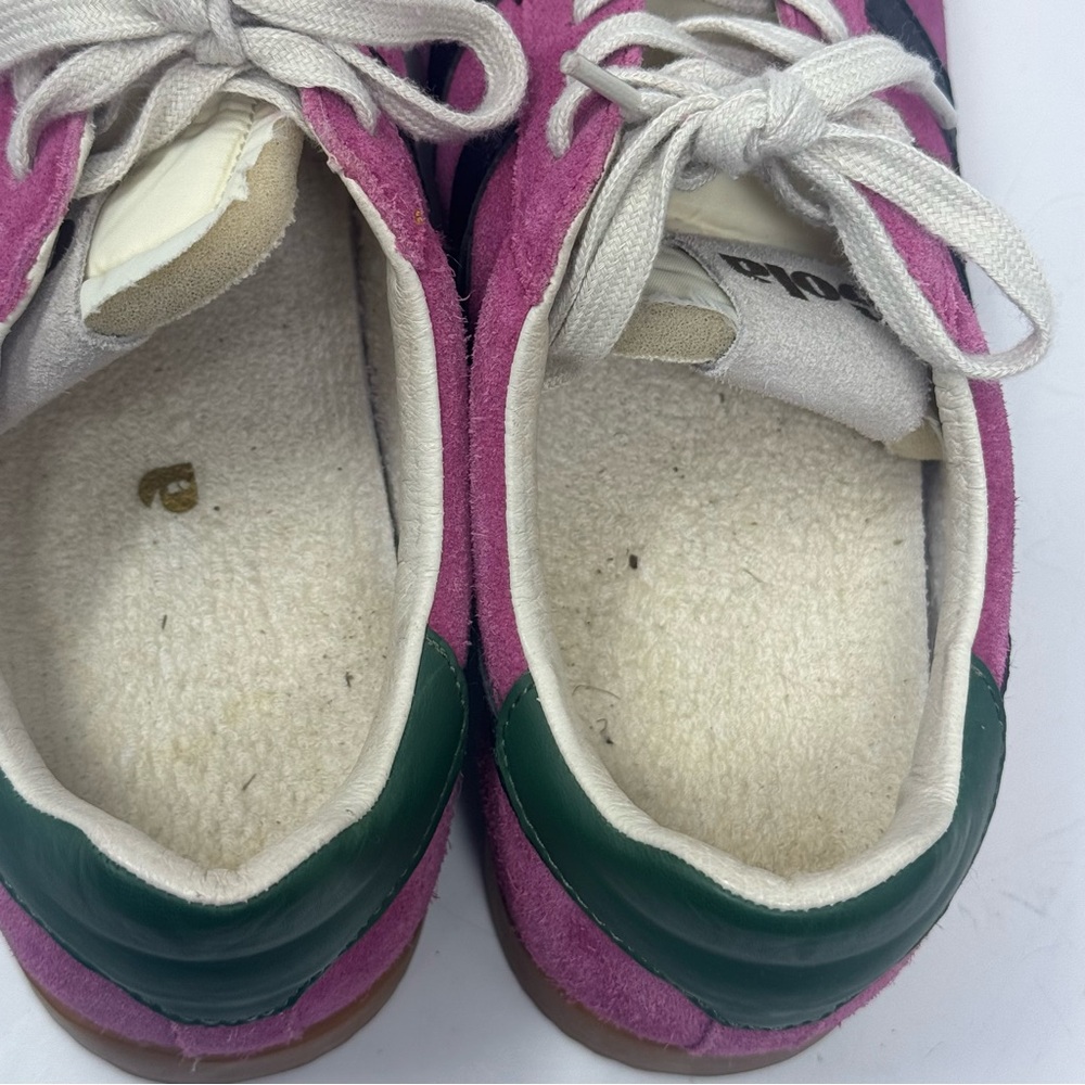 Anthropologie x Gola Pink Suede Sneakers Women’s Sz 9 - Picture 4 of 6